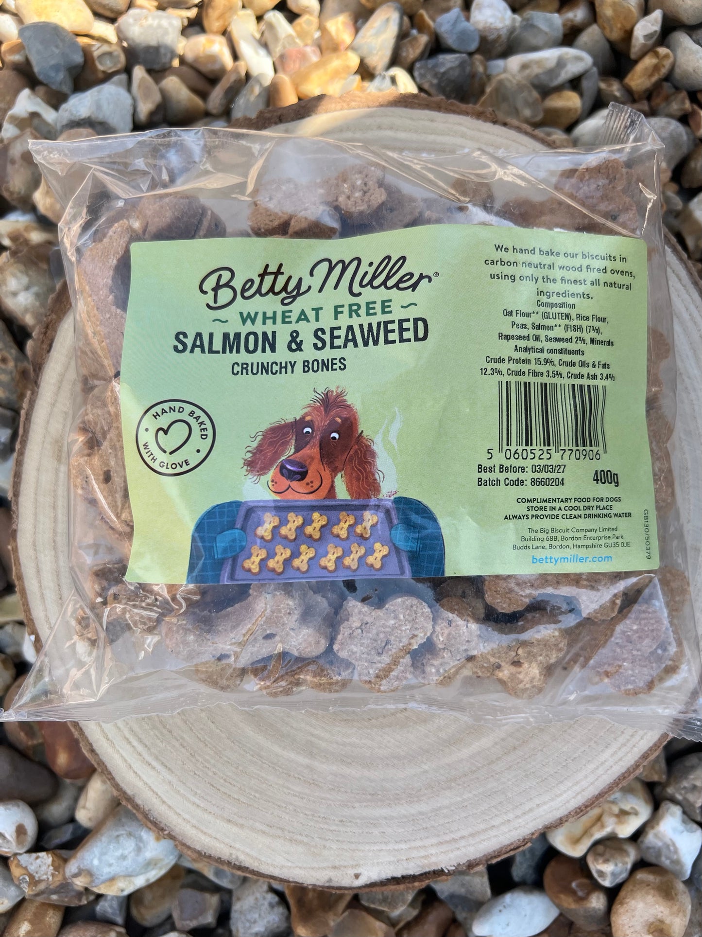 Salmon & Seaweed biscuits